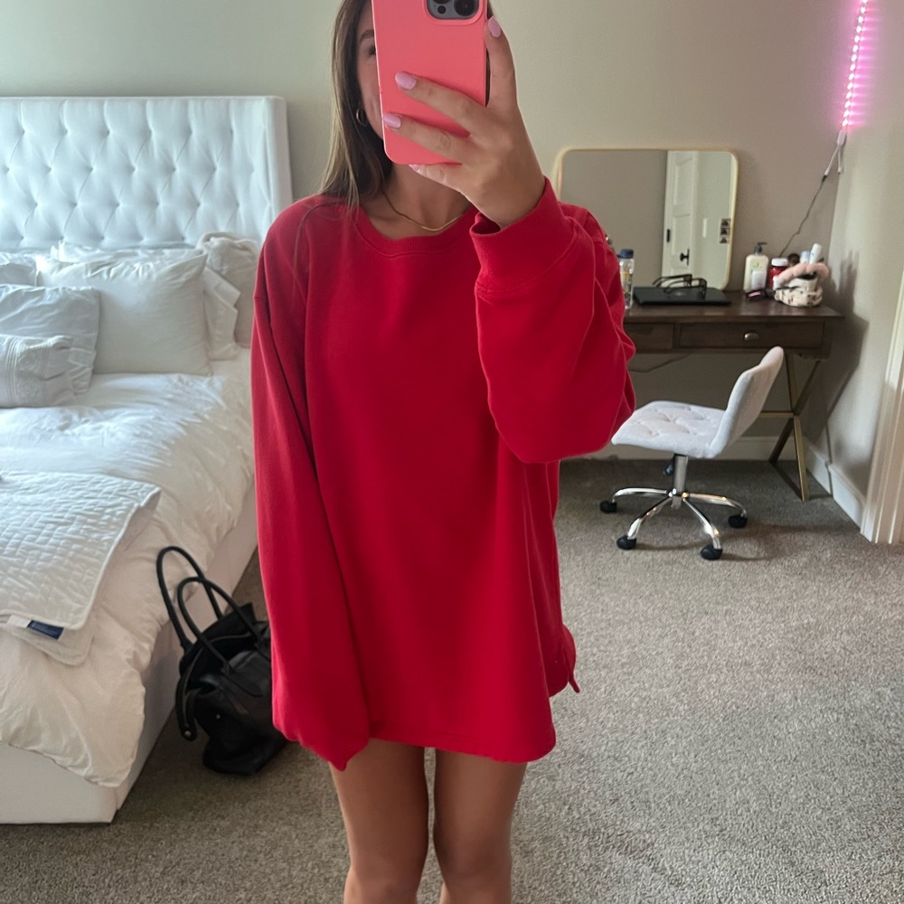 Never worn red XL crewneck!